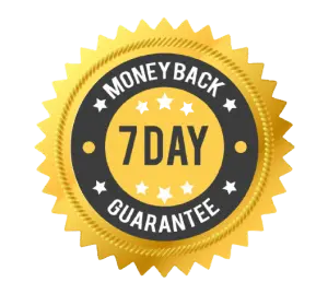 7 days money back guarantee